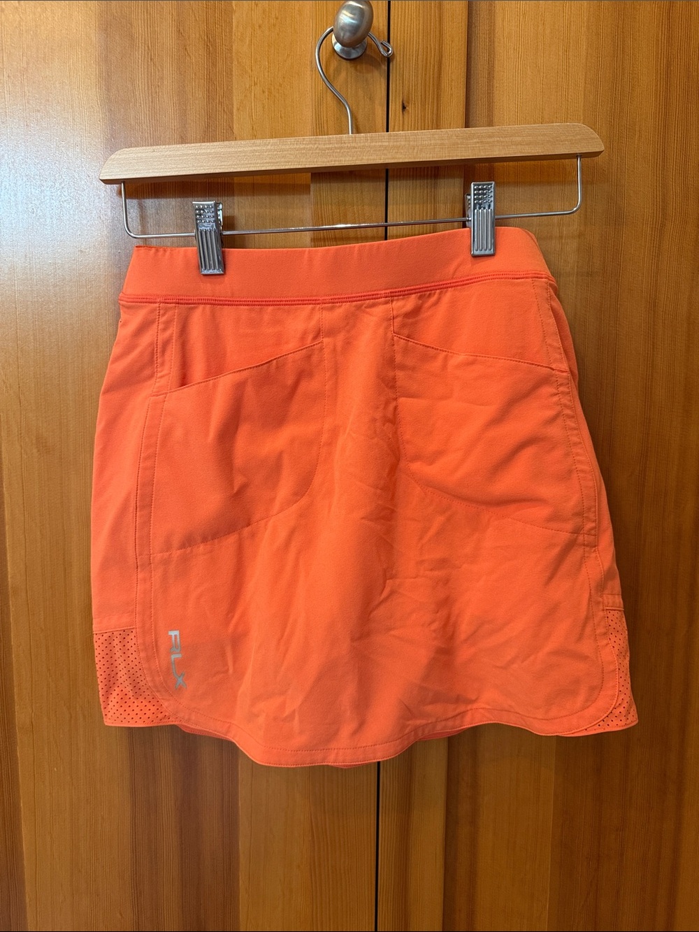 RLX Ralph Lauren Orange Athletic Skort